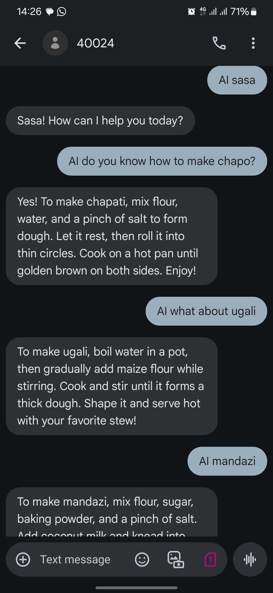SMS Conversation Demo